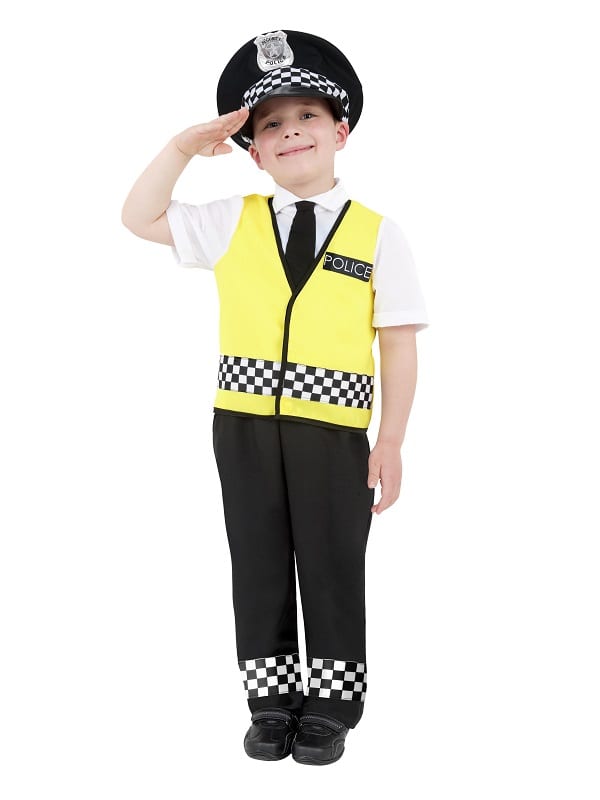 Child Police Costume - Costumes R Us Fancy Dress