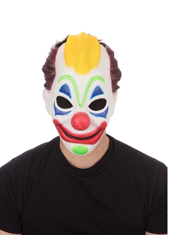 Disturbed Clown Mask - Costumes R Us Fancy Dress