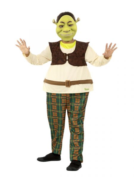Shrek Kids Deluxe Costume - Costumes R Us Fancy Dress