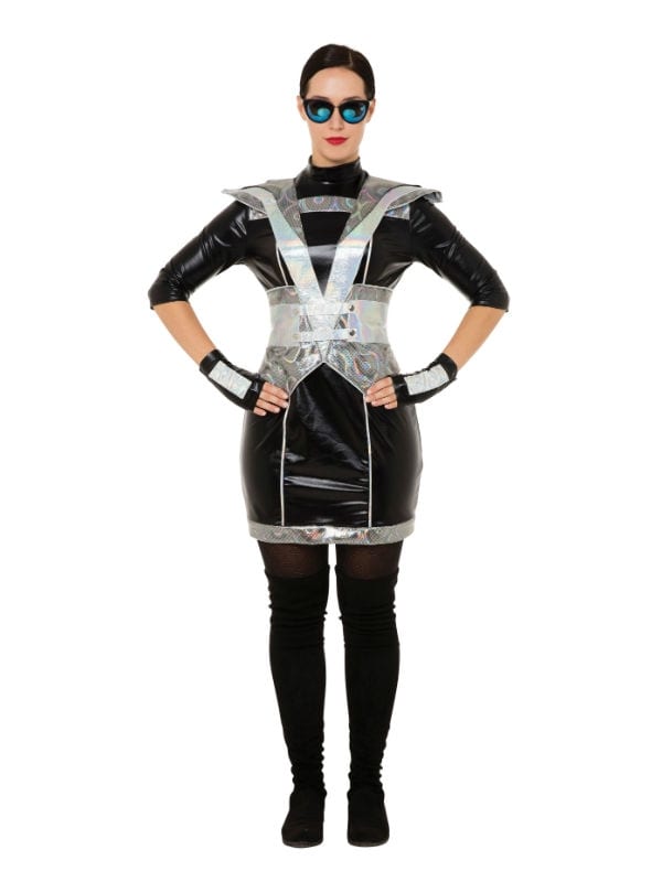 Futuristic Police Lady - Costumes R Us Fancy Dress